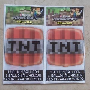 Minecraft TNT Helium Balloons